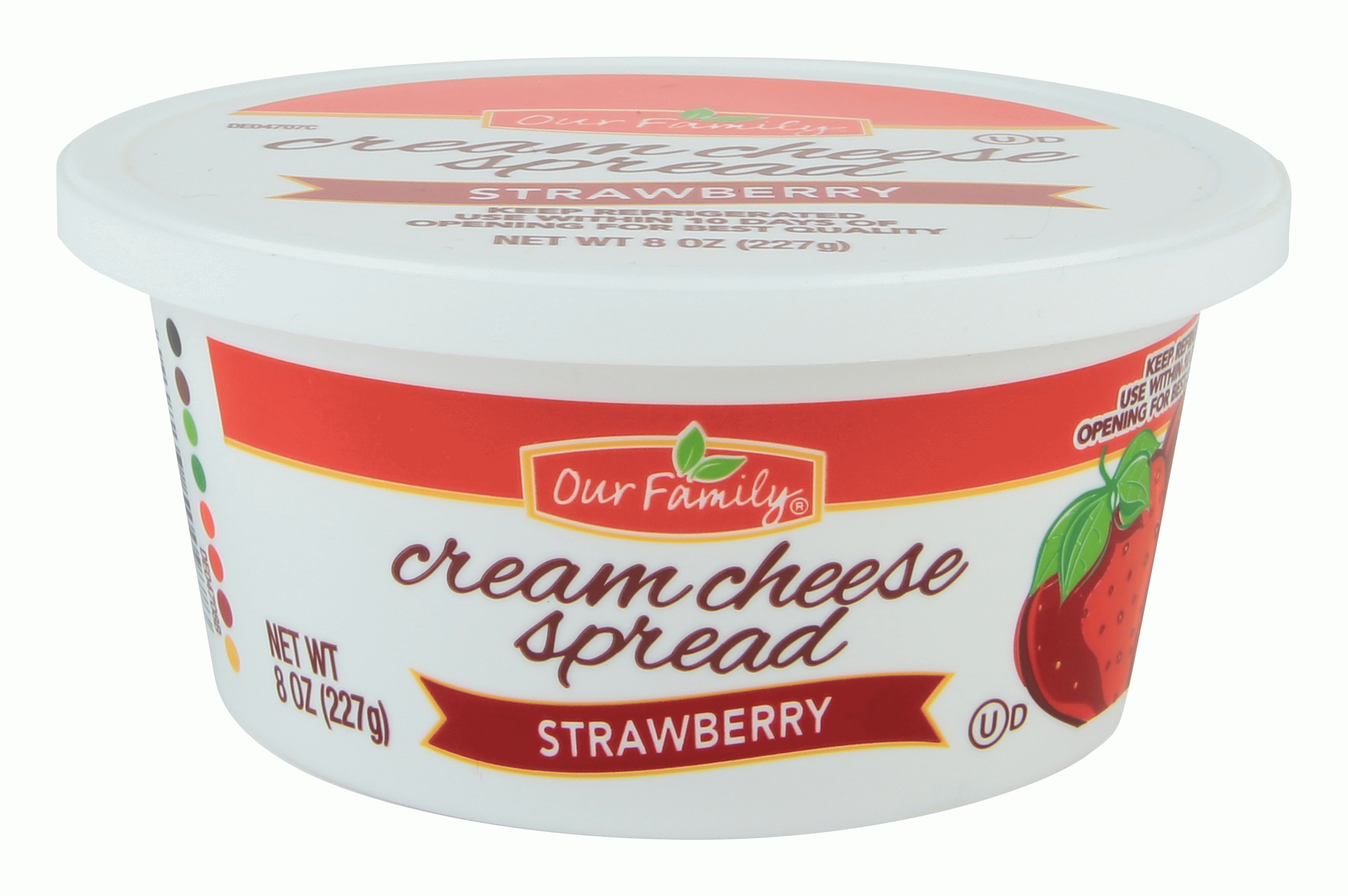 Our Family  cream cheese spread, strawberry Full-Size Picture